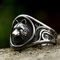 Fierce Wolf Stainless Steel Ring