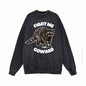 Fight Me Coward Vintage Washed Sweatshirt