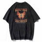 Fire Skull Butterfly Gothic T-shirt