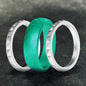 Fish Scale 3-Piece Stacking Silicone Band Ring