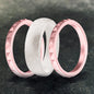 Fish Scale 3-Piece Stacking Silicone Band Ring