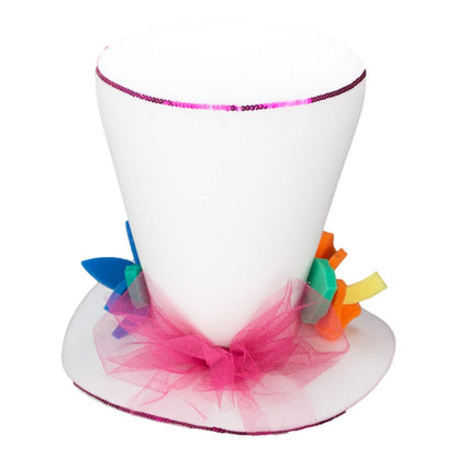Varied Flowers Bride Hat
