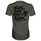 Fuck What They Think Skull Men's T-Shirt
