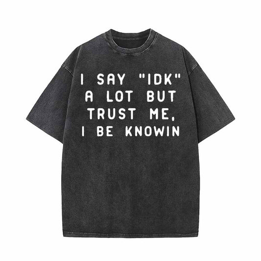 Funny Humor Vintage Washed T-shirt