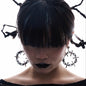 Futuristic Mechanical Titanium Steel Earrings