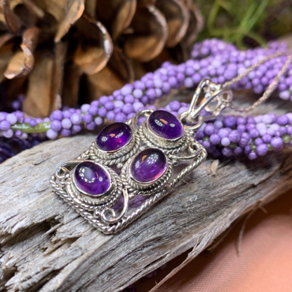 Regent Celtic Amethyst Necklace