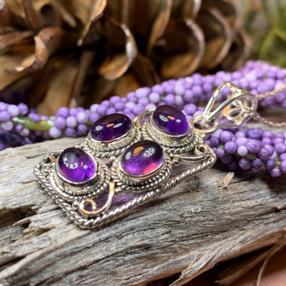Regent Celtic Amethyst Necklace