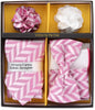 Vittorio Farina Men's Design Necktie, Bow Tie, Pocket Squares and Flower Lapel Pin in a Gift Box