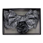 Vittorio Farina Men's Design XL Bow Tie, Pocket Square and Flower Lapel Pin in Gift Box