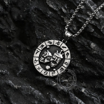 Gemini Stainless Steel Pendant