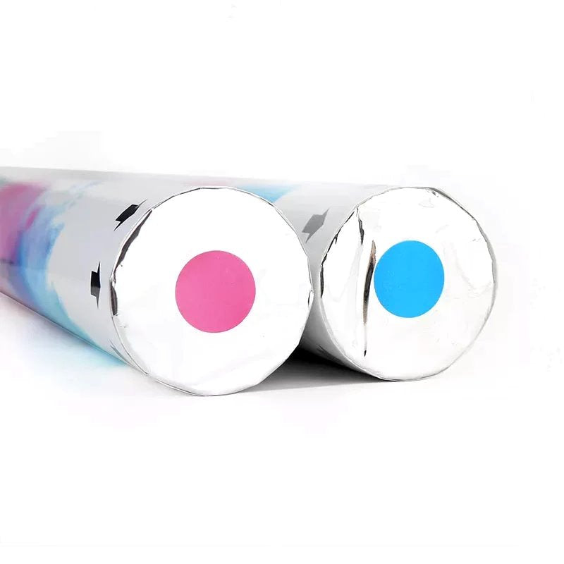 Blue Gender Reveal Confetti & Powder Cannons (8 Pack)