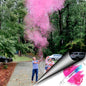 Pink Gender Reveal Confetti & Powder Cannons (8 Pack)