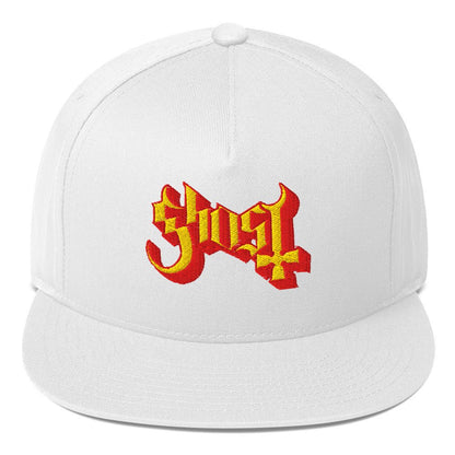Ghost Logo Embroidered Snapback Hat