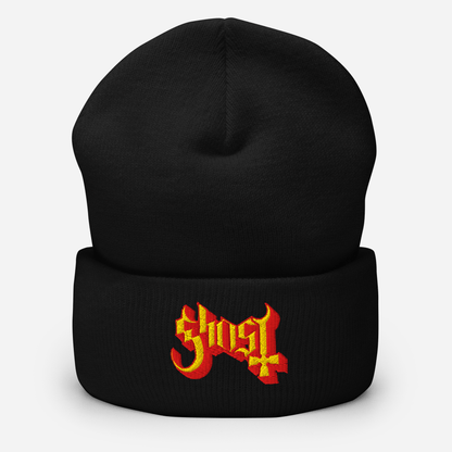 Ghost Embroidered Beanie