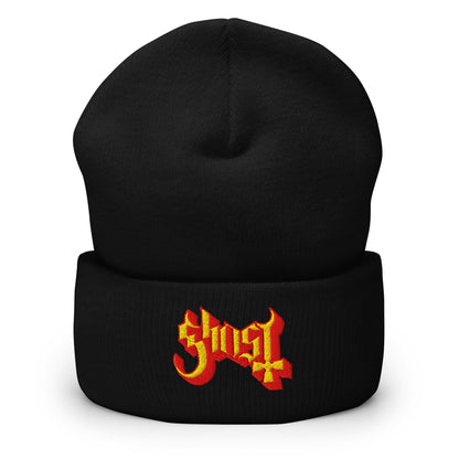 Ghost Embroidered Beanie