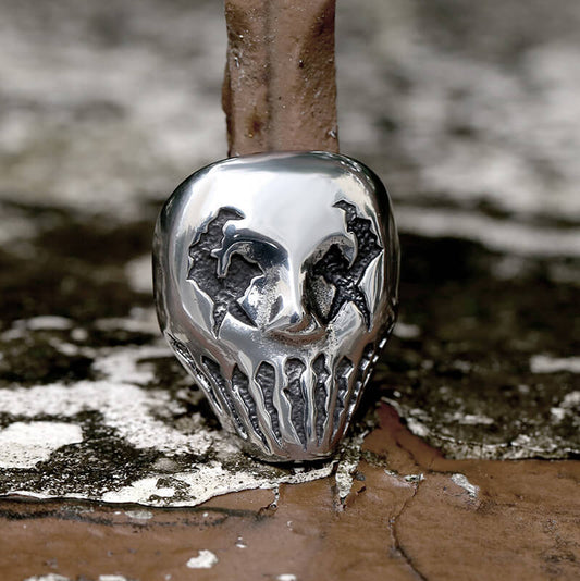 Ghost Head Stainless Steel Skull Pendant