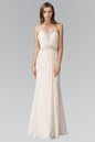Strapless Sweetheart Long Dress with Pleated Bodice