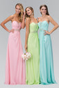 Strapless Sweetheart Long Dress with Pleated Bodice