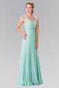leated Bodice Bridesmaids Long Dress