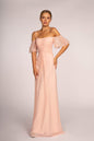 Spaghetti Strap Chiffon Long Dress