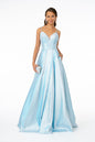 Spaghtti Strap Sweetheart A-Line Long Dress