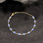Gold Plated Evil Eye Stainless Steel Bracelet