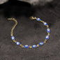 Gold Plated Evil Eye Stainless Steel Bracelet
