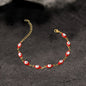 Gold Plated Evil Eye Stainless Steel Bracelet