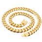 Golden Thick Cuban Chain Stainless Steel Necklace