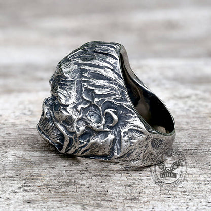 Gorilla King Stainless Steel Animal Ring