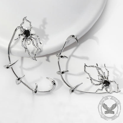 Goth Spider Brass Animal Ear Cuff
