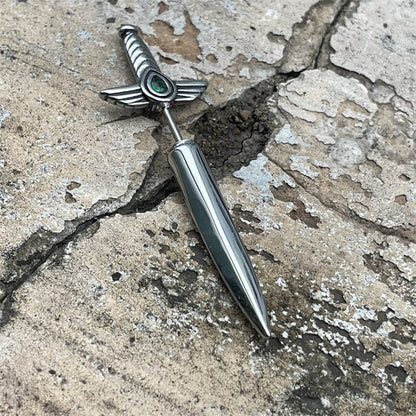 Goth Sword Design Stainless Steel Earrings