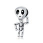 Gothic Hollow Skull and Cobweb Charms