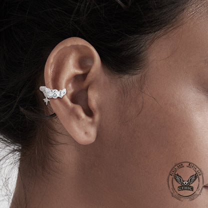 Gothic Belt Cross Copper Ear Cuff