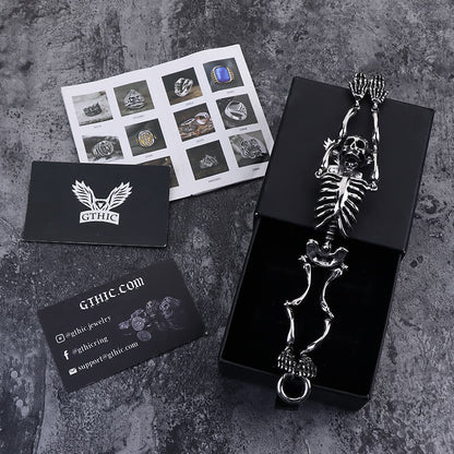 Gothic Body Skull Stainless Steel Bracelet