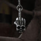Gothic Dark Rock Stainless Steel Skull Necklace