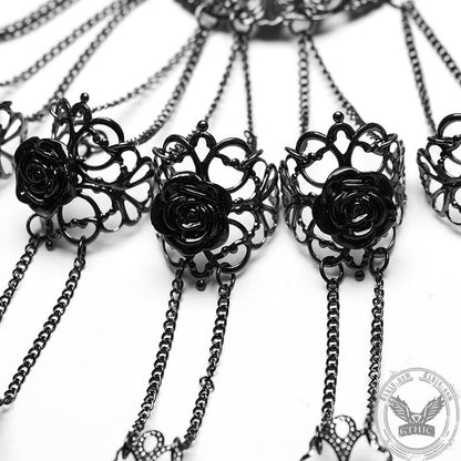 Gothic Rose Women's Wedding Bracelets
