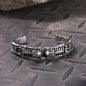 Gothic Skeleton Stainless Steel Skull Bangle Bracelet
