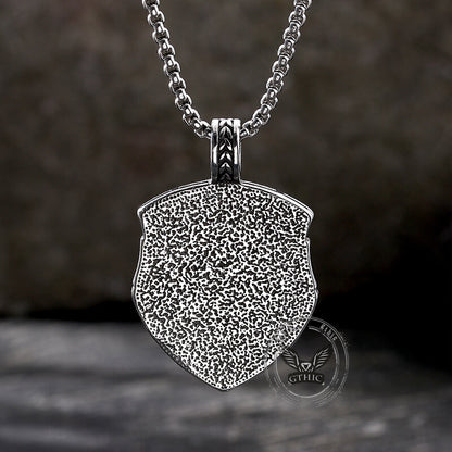 Gothic Skull Vampire Stainless Steel Necklace
