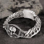 Gothic Stainless Steel Skull Bracelet
