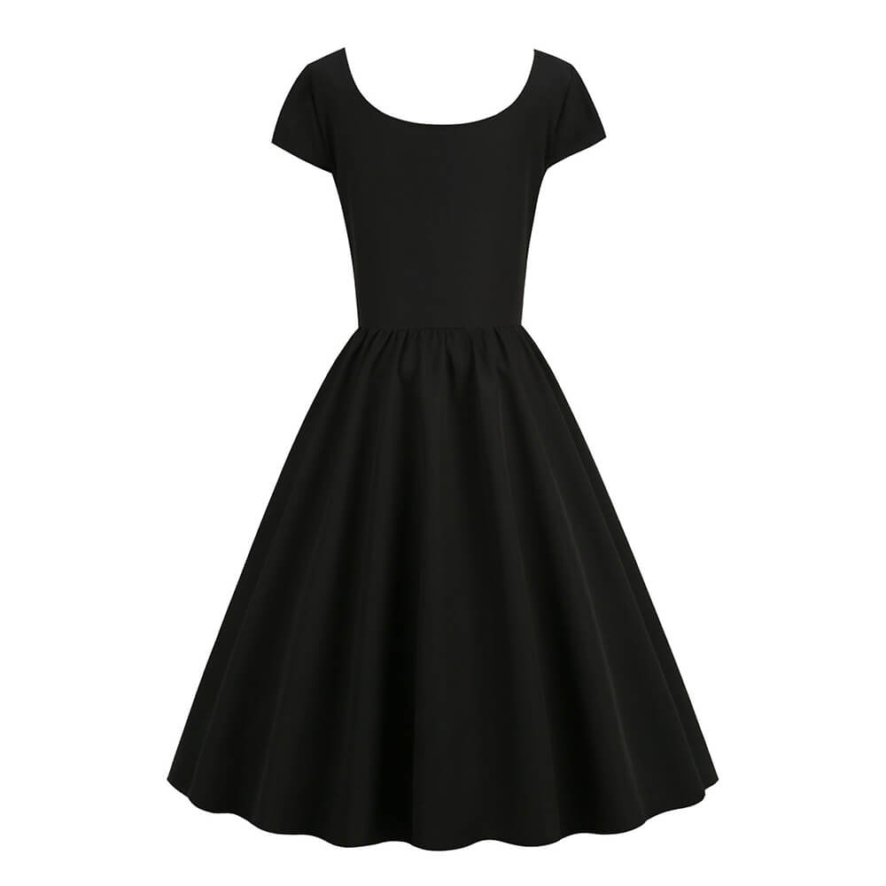 Gothic Two Tone Patchwork Skull Dress