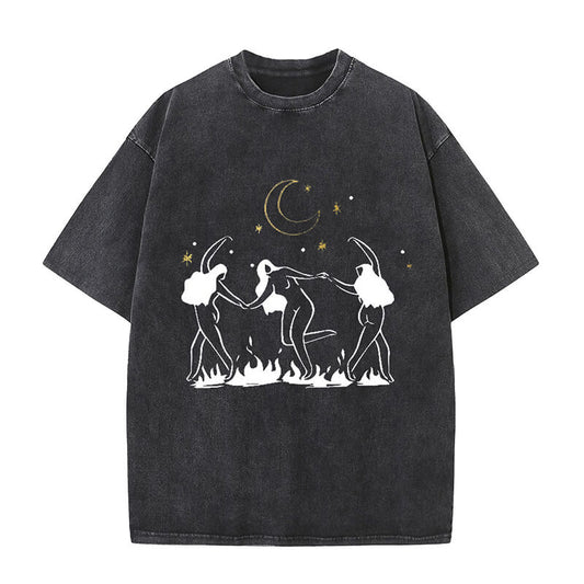 Granddaughter Of The Witches Washed T-shirt