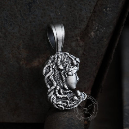 Greek Mythology Medusa Pure Tin Necklace