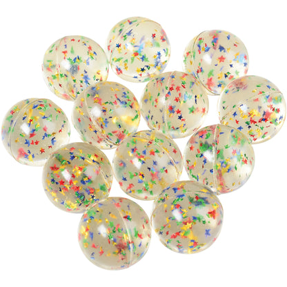 Glitter Balls W/Stars/35Mm
