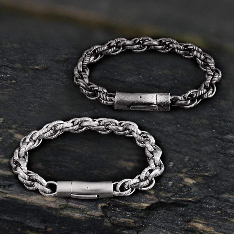 Classic Twist Chain Stainless Steel Bracelet