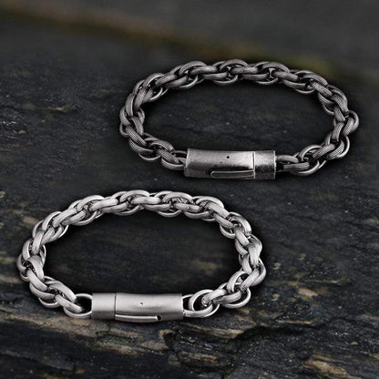Classic Twist Chain Stainless Steel Bracelet