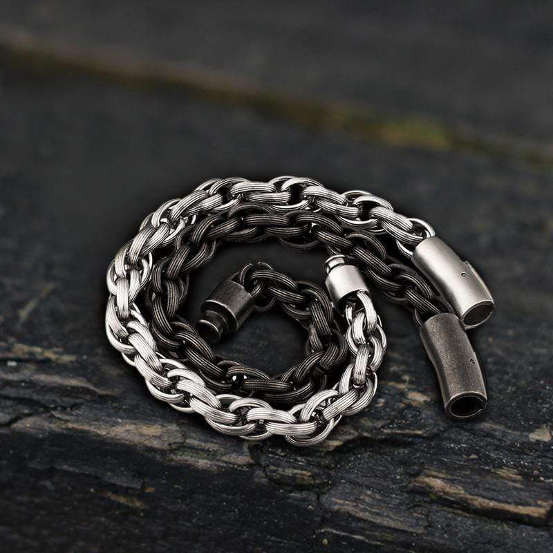 Classic Twist Chain Stainless Steel Bracelet