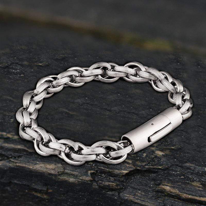 Classic Twist Chain Stainless Steel Bracelet