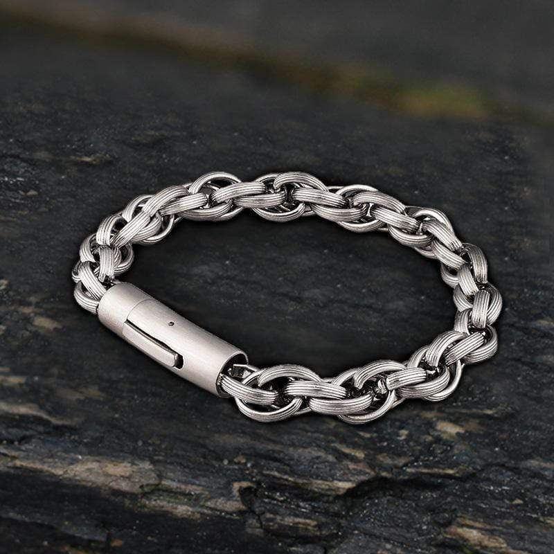Classic Twist Chain Stainless Steel Bracelet