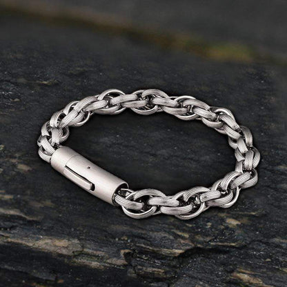 Classic Twist Chain Stainless Steel Bracelet